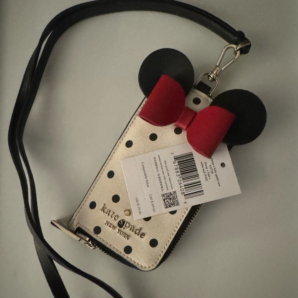 Kate Spade x Disney Card Holder, Wallet &Lanyard